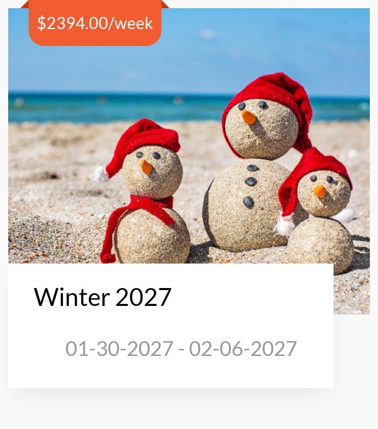 Winter 01-30-2027 - 02-06-2027